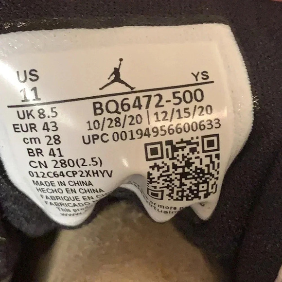 Jordan 1 Mid Sneakers Barely Rose Violet - Picture 8 of 8